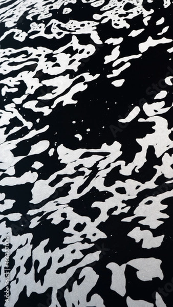 Obraz In Chapada Diamantina, the rivers form these amazing foam patterns on the surface. Shot with Sony a7iii