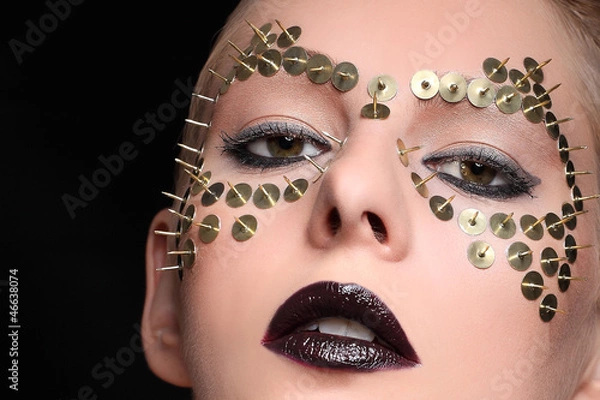 Obraz portrait extrem makeup