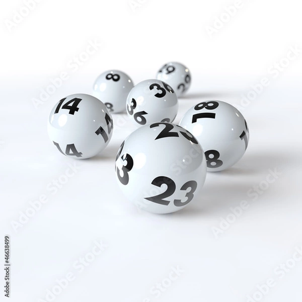 Fototapeta Lottokugeln