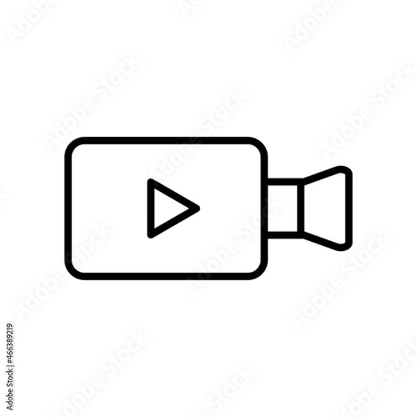 Obraz Video Camera Line Icon