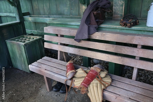 Obraz １９５０年代野球場、撮影セット