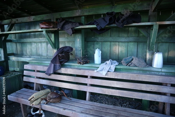 Obraz １９５０年代野球場、撮影セット