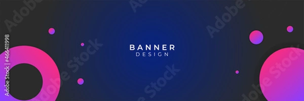 Fototapeta Digital technology header or banners. Geometric abstract background with abstract geometric design. Futuristic communication vector illustration.