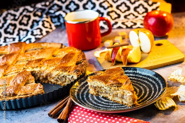 Fototapeta apple pie