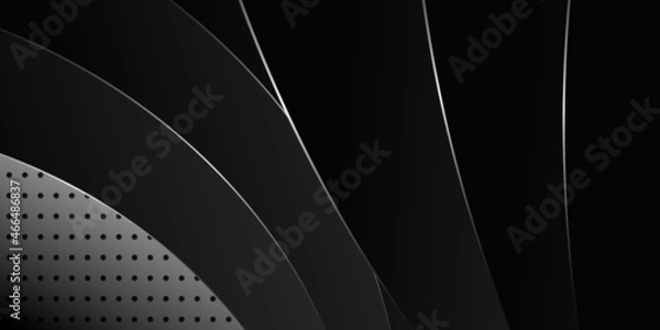 Fototapeta Modern white and black background