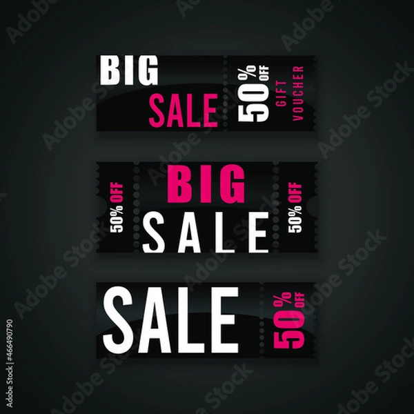 Obraz Big sale labels set