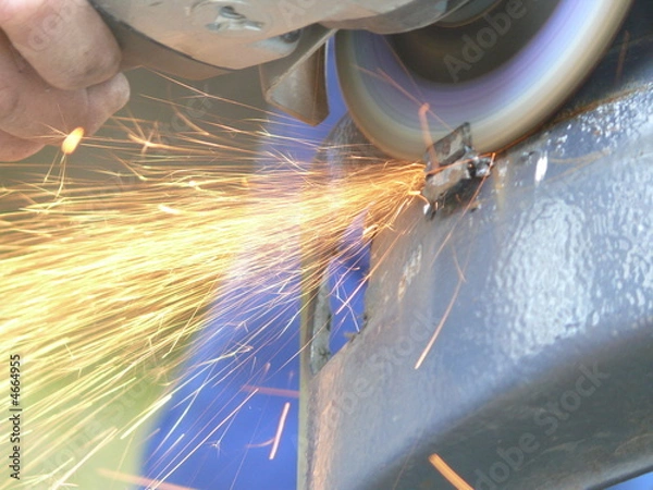 Fototapeta Winkelschleifer