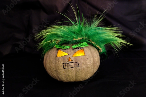 Obraz Incredible green pumpkin