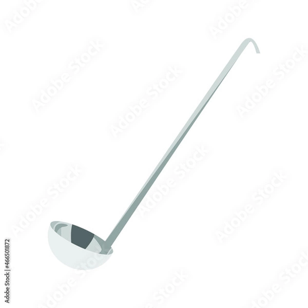 Fototapeta Flat Soup Spoon Tool Vector Design Illustration