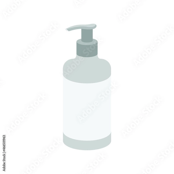 Obraz Flat Soap Liquid Plastic Bottle Vector Design Illustration