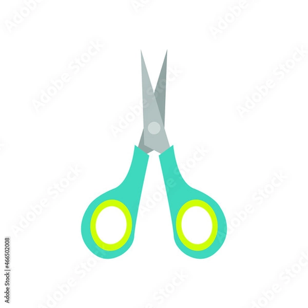 Obraz Flat Scissors Cutting Tool Vector Design Illustration