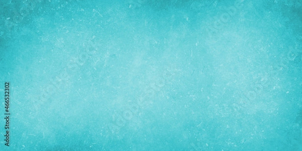 Fototapeta Light blue marbled background texture template for banners, watercolor grunge paper. Winter design. Grunge background
