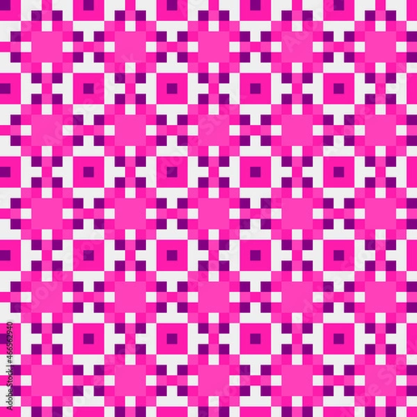 Fototapeta Abstract Cross Pattern generative computational art illustration