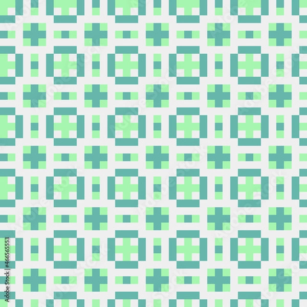 Obraz Abstract Cross Pattern generative computational art illustration