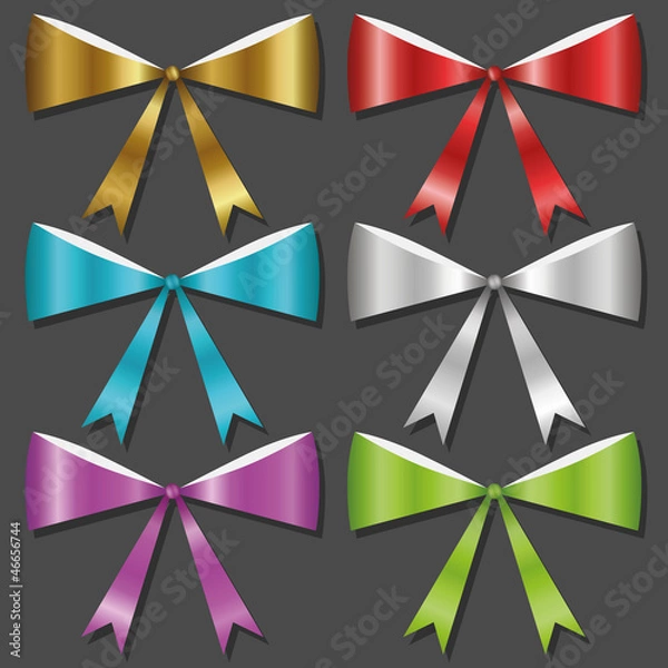 Fototapeta bow collection