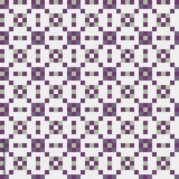 Fototapeta Abstract Cross Pattern generative computational art illustration