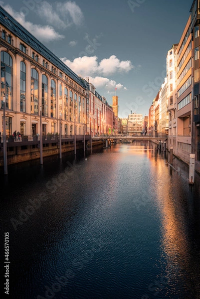 Obraz Wunderschöne Alte Post in Hamburg