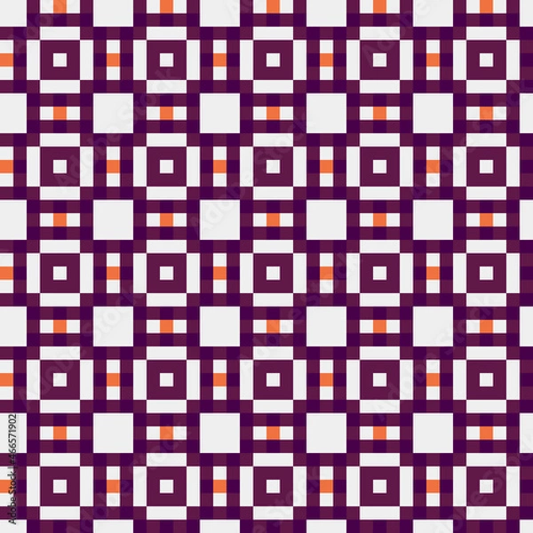 Fototapeta Abstract Cross Pattern generative computational art illustration