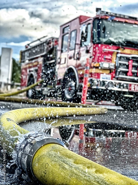 Obraz Fire Engine At Work