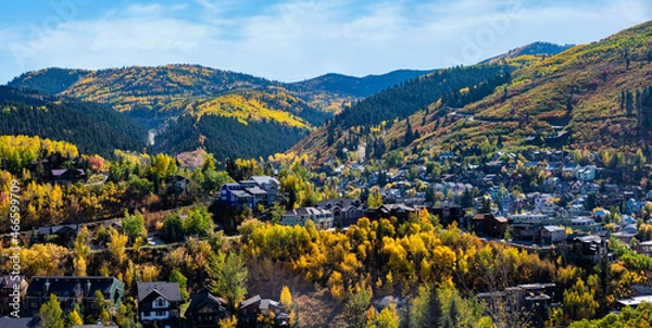 Obraz Park City in the Fall