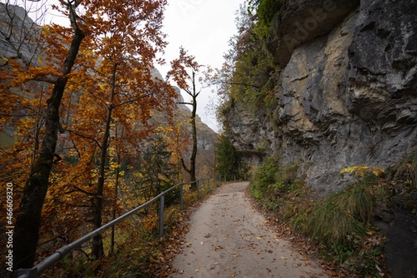 Fototapeta Ebeanalp, Seealpsee, Wildkirchli are the sun terrace of the alpstein. Mountainfuls of climbing routes. It is also the ideal starting point for hiking into the impressive, amazing Alpstein region