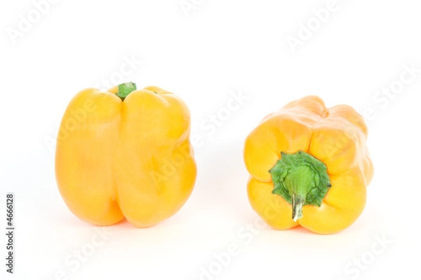 Obraz Two yellow bell peppers