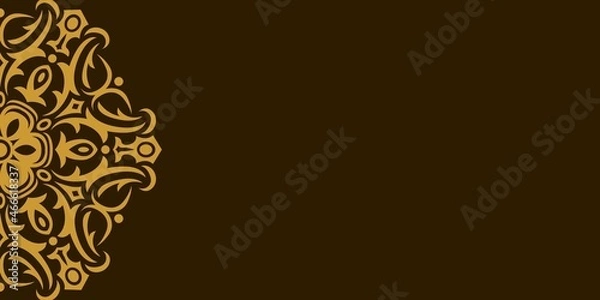 Fototapeta Vector mandala design, for your various types of advertising needs, suitable for business card designs, banners, websites, etc. high resolution EPS file format