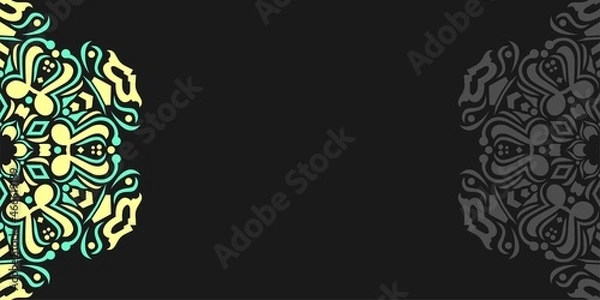 Fototapeta Vector mandala design, for your various types of advertising needs, suitable for business card designs, banners, websites, etc. high resolution EPS file format