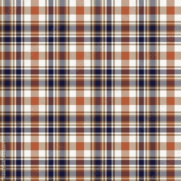 Fototapeta Brown Ombre Plaid textured Seamless Pattern