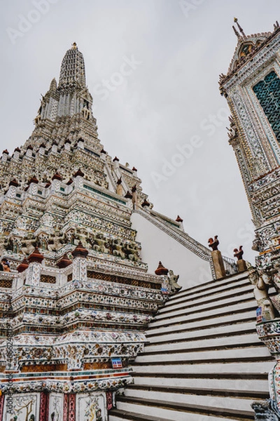 Obraz Wat arun is ancient temple where famous in thailand.