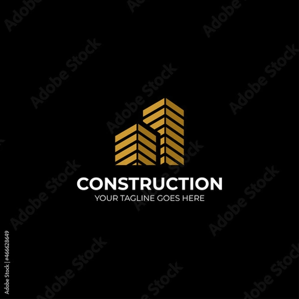 Obraz construction real estate logo