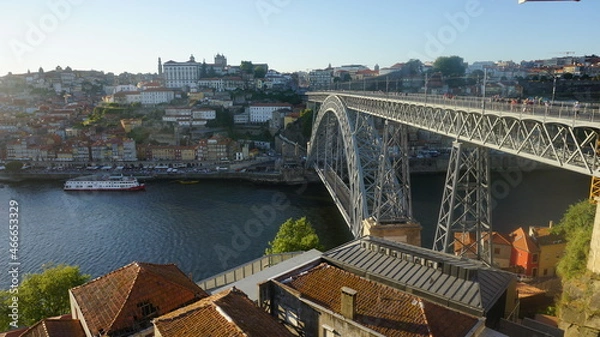 Fototapeta bridge over the river