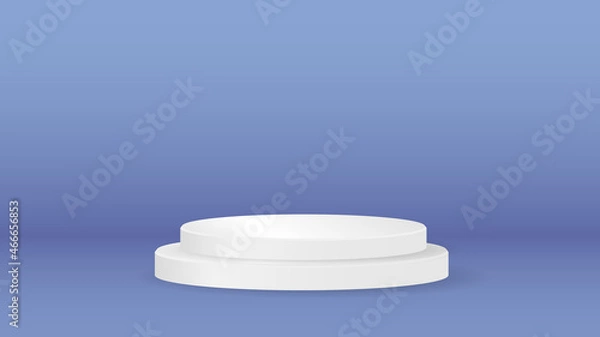 Obraz Vector background 3d podium minimal style. Backdrop for presentation product.