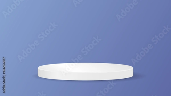 Obraz Vector background 3d podium minimal style. Backdrop for presentation product.