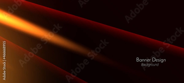 Fototapeta Abstract red geometric transparent gradient lines illustration pattern background