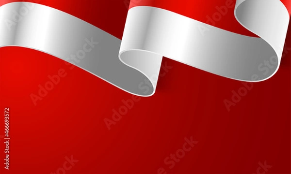 Obraz Indonesian patriotic background template with empty space for text