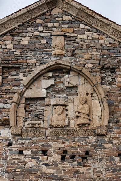 Fototapeta fine texture of ancient building masonry