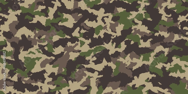 Fototapeta Camouflage background. Seamless pattern.Vector. 迷彩パターン テクスチャ 背景素材