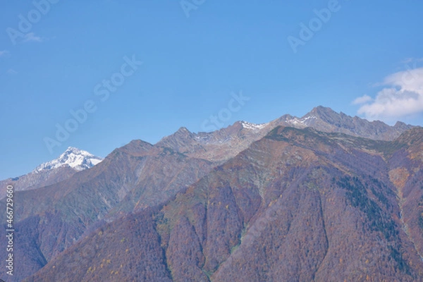 Obraz snow covered mountains