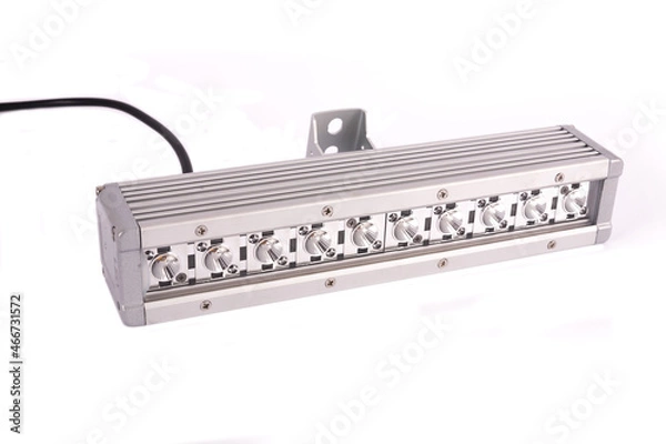 Fototapeta Diode lamp near, isolated on white background. 