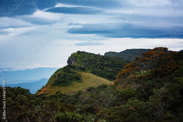 Fototapeta landscape with clouds