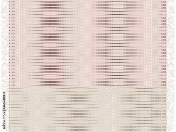 Fototapeta Carpet, Rugs and throw blanket designs with texture and trending colors on canvas
