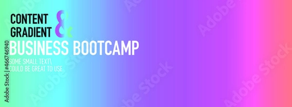 Fototapeta Abstract Gradient. Content Background. Presentation Design. Web Interface. Modern Screen Vector Set. Soft Color Gradients. Media Marketing. Social Applications. Business Concept. Modern Content