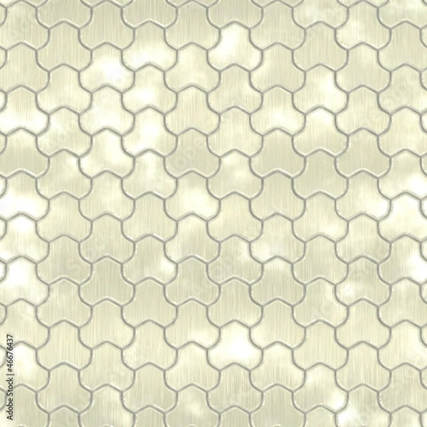 Fototapeta Silver tile. Seamless texture.