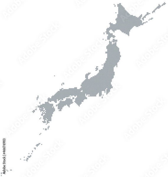 Fototapeta 日本地図