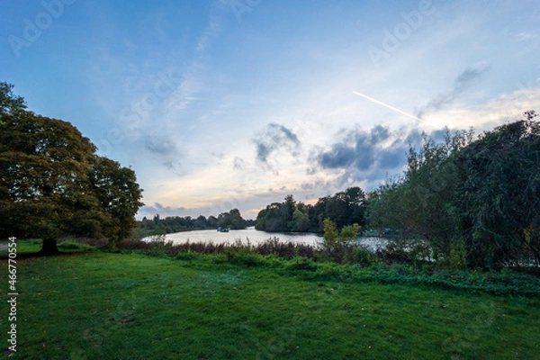 Obraz sunset in the mountains