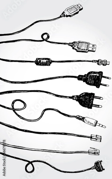 Obraz Przewody i kable