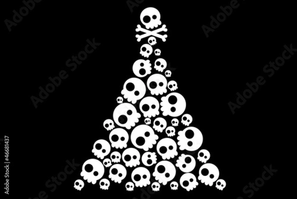 Fototapeta Skull Tree