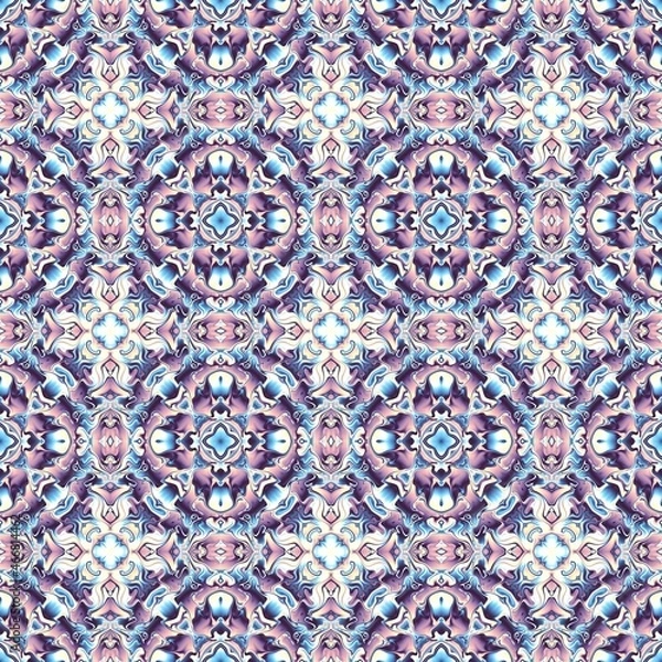 Obraz Abstract mosaic art pattern. Seamless ornament.