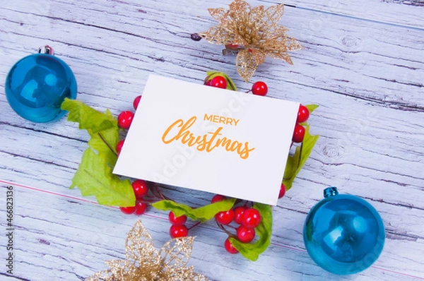 Obraz christmas card with space